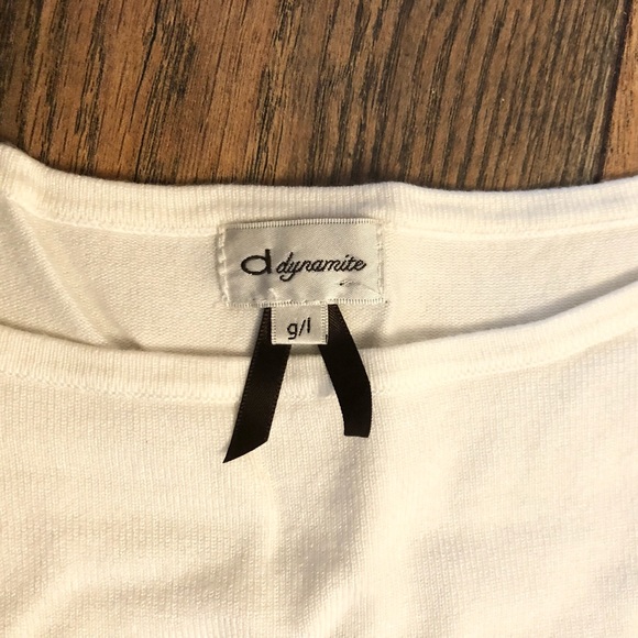 Dynamite Summer Knit Striped Dress L - Picture 3 of 3